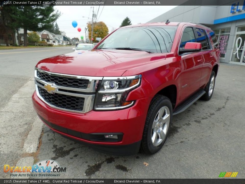 2015 Chevrolet Tahoe LT 4WD Crystal Red Tintcoat / Cocoa/Dune Photo #7
