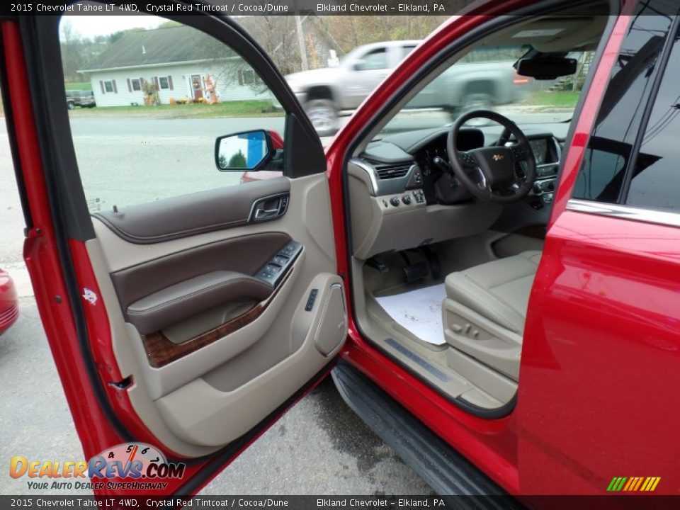 2015 Chevrolet Tahoe LT 4WD Crystal Red Tintcoat / Cocoa/Dune Photo #12