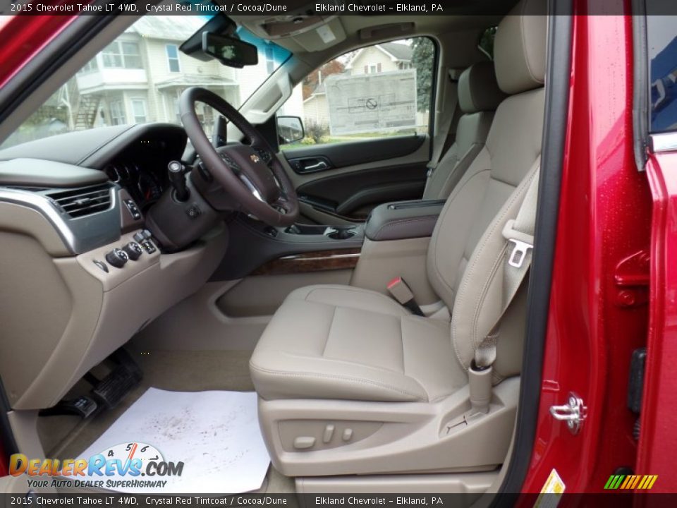 2015 Chevrolet Tahoe LT 4WD Crystal Red Tintcoat / Cocoa/Dune Photo #17
