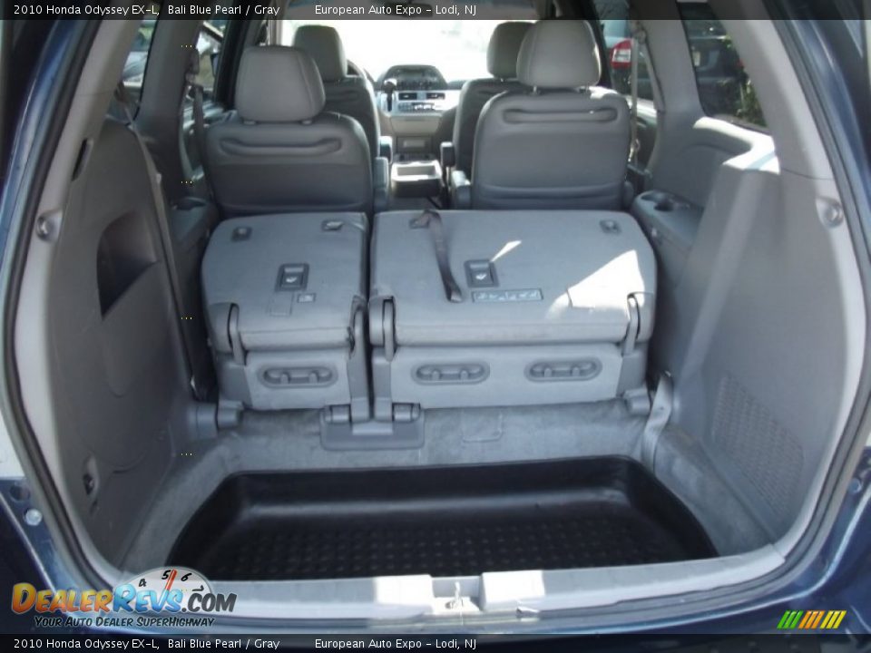 2010 Honda Odyssey EX-L Bali Blue Pearl / Gray Photo #9