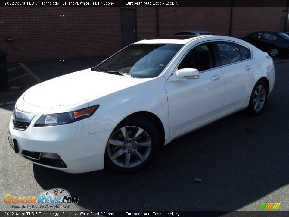 2012 Acura TL 3.5 Technology Bellanova White Pearl / Ebony Photo #1