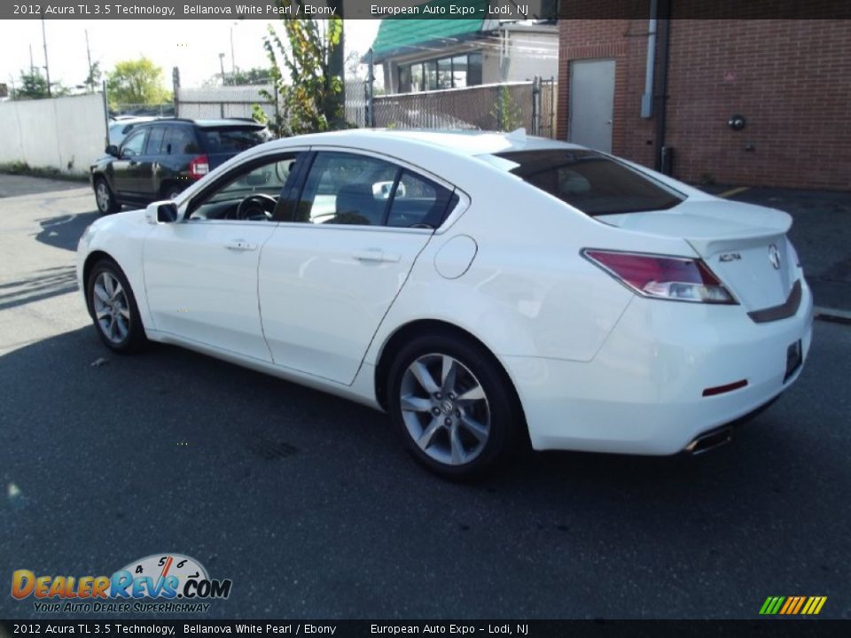 2012 Acura TL 3.5 Technology Bellanova White Pearl / Ebony Photo #3