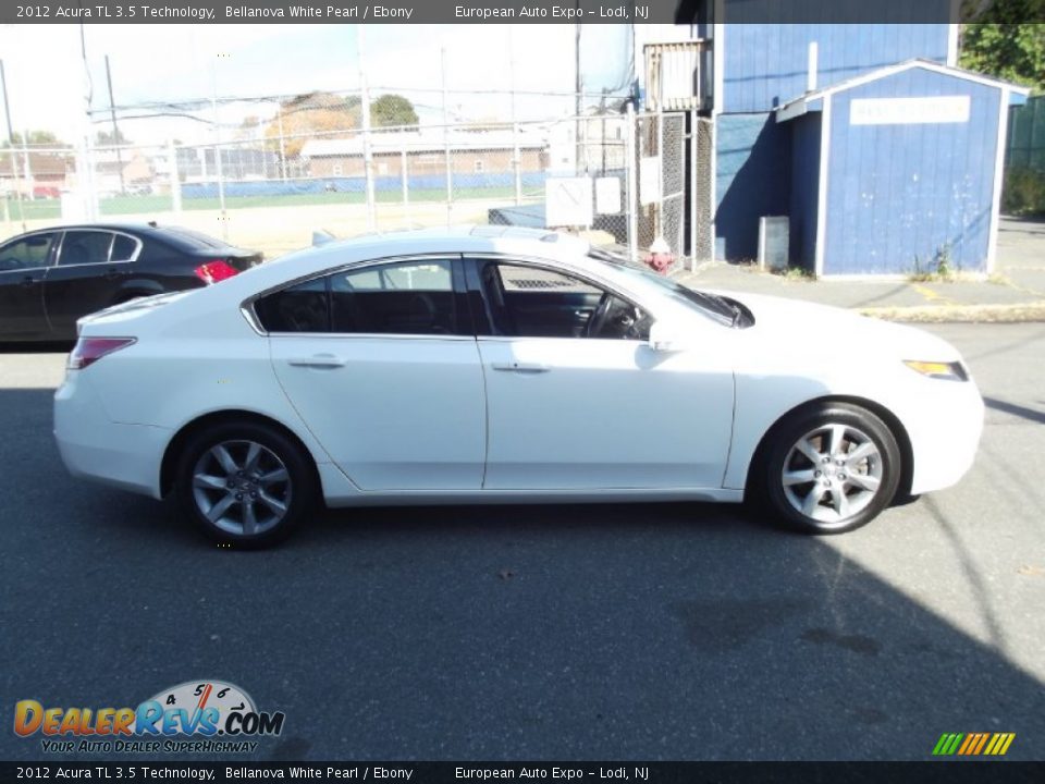 2012 Acura TL 3.5 Technology Bellanova White Pearl / Ebony Photo #6