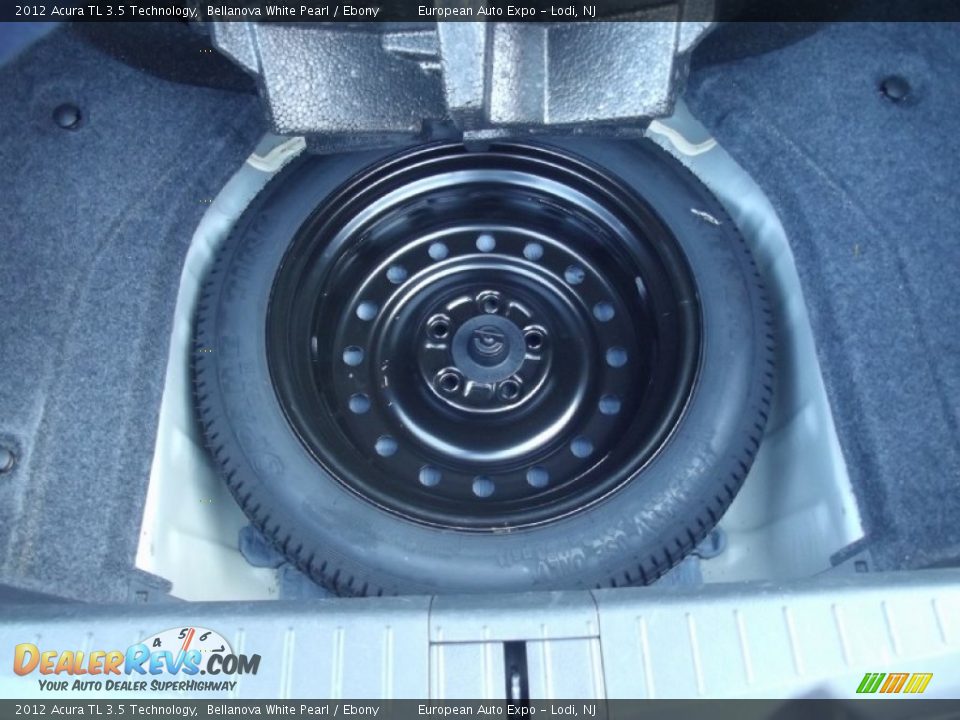 2012 Acura TL 3.5 Technology Bellanova White Pearl / Ebony Photo #9