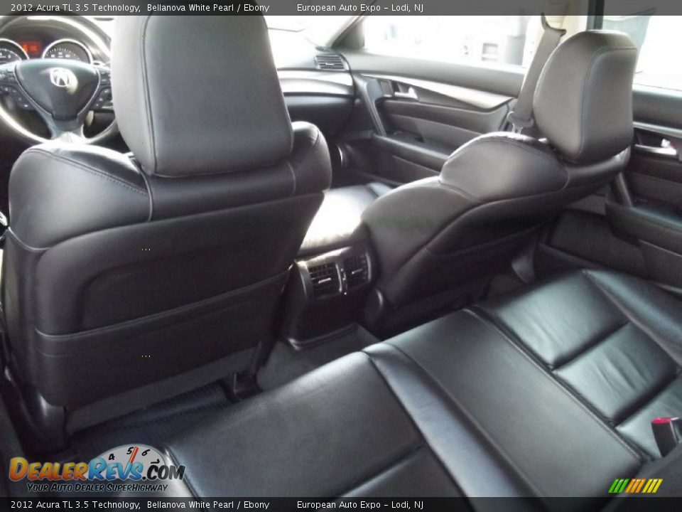 2012 Acura TL 3.5 Technology Bellanova White Pearl / Ebony Photo #13