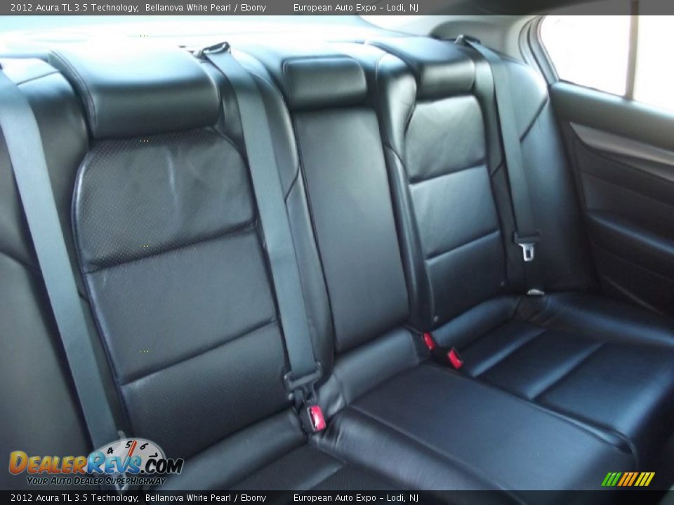 2012 Acura TL 3.5 Technology Bellanova White Pearl / Ebony Photo #16