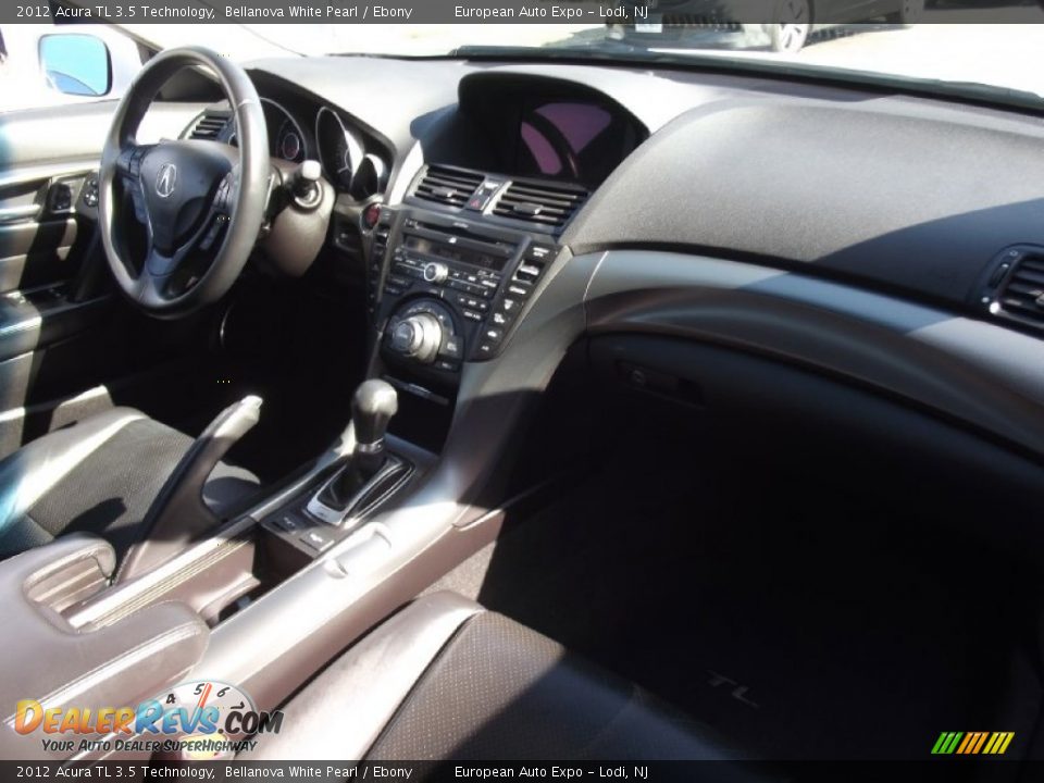 2012 Acura TL 3.5 Technology Bellanova White Pearl / Ebony Photo #17