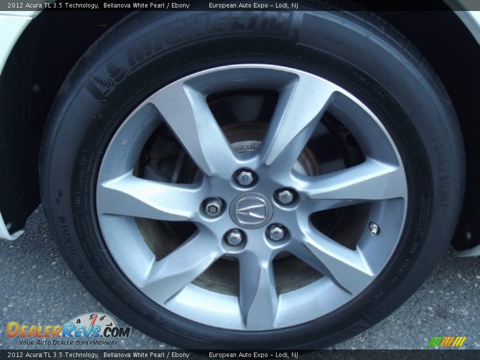 2012 Acura TL 3.5 Technology Bellanova White Pearl / Ebony Photo #19