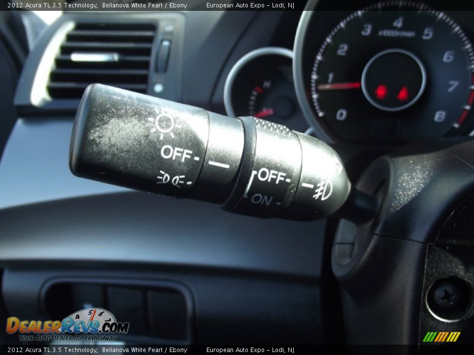 2012 Acura TL 3.5 Technology Bellanova White Pearl / Ebony Photo #28