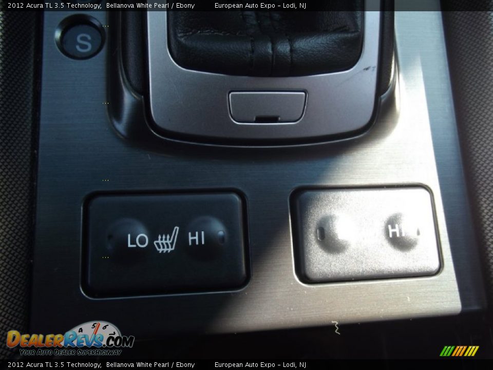 2012 Acura TL 3.5 Technology Bellanova White Pearl / Ebony Photo #36