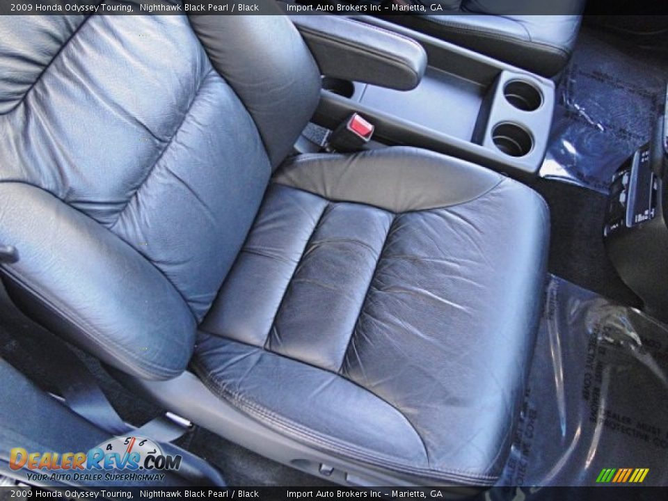 2009 Honda Odyssey Touring Nighthawk Black Pearl / Black Photo #10