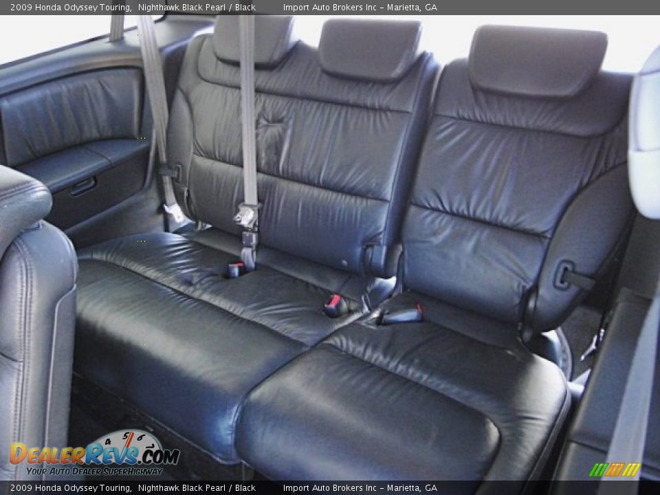 2009 Honda Odyssey Touring Nighthawk Black Pearl / Black Photo #12