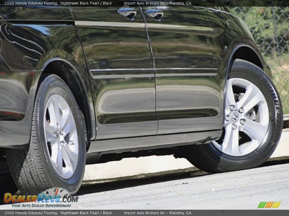 2009 Honda Odyssey Touring Nighthawk Black Pearl / Black Photo #22