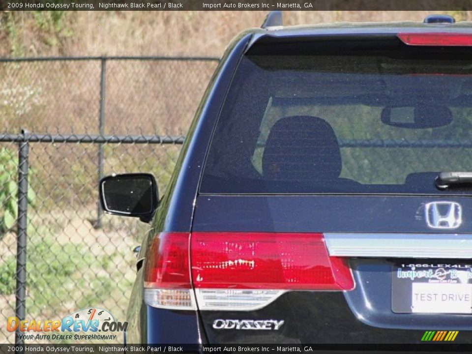 2009 Honda Odyssey Touring Nighthawk Black Pearl / Black Photo #25