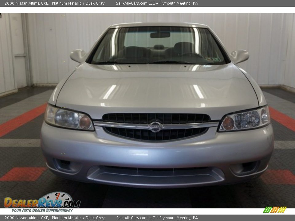 2000 Nissan Altima GXE Platinum Metallic / Dusk Gray Photo #4