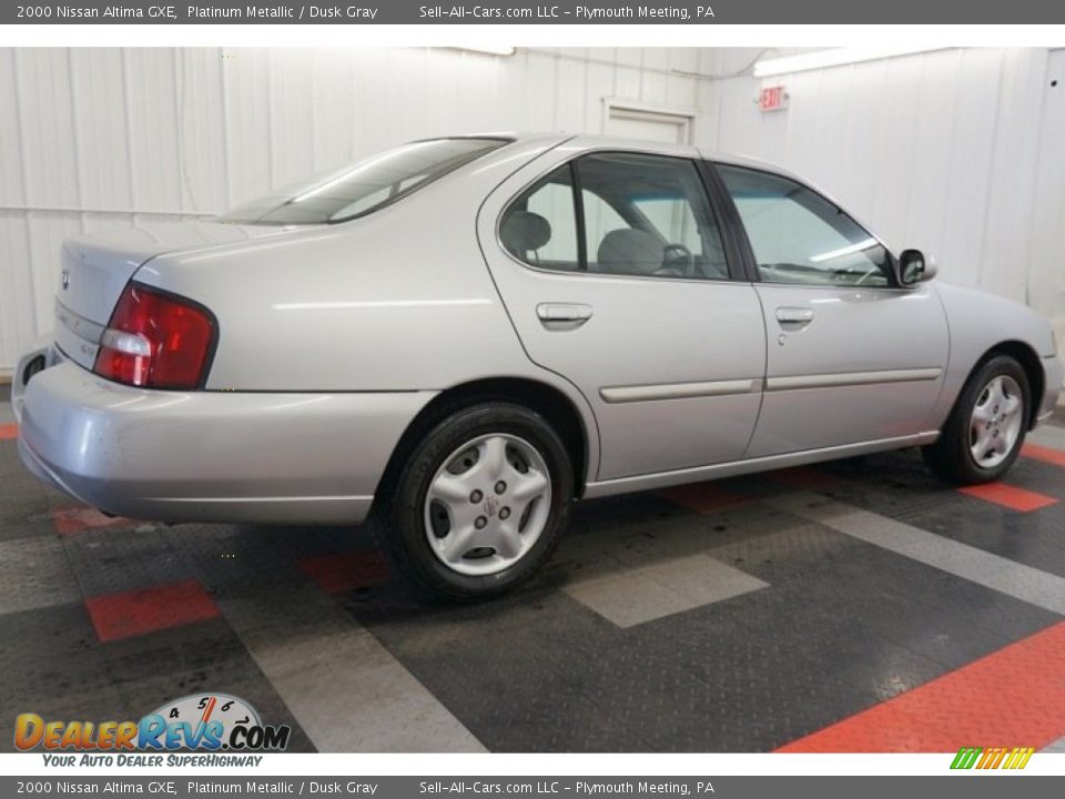 2000 Nissan Altima GXE Platinum Metallic / Dusk Gray Photo #7