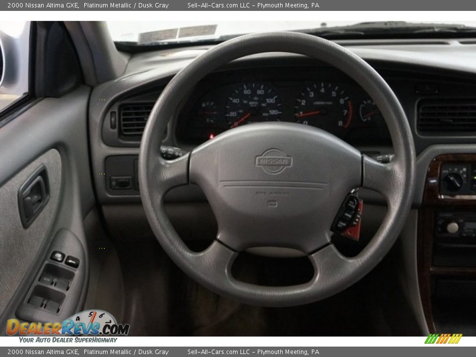2000 Nissan Altima GXE Platinum Metallic / Dusk Gray Photo #21