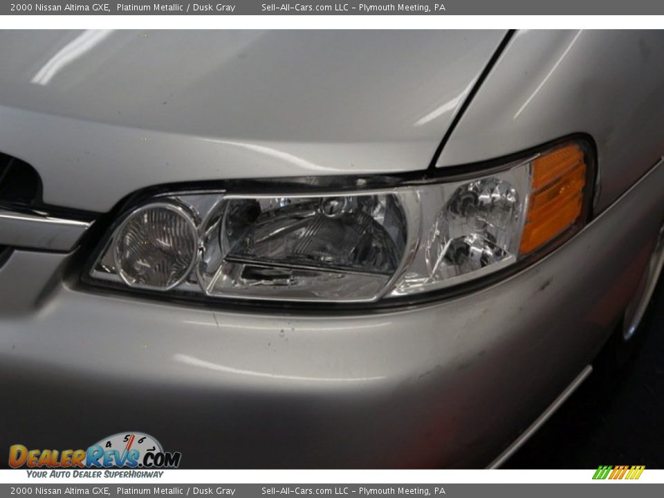 2000 Nissan Altima GXE Platinum Metallic / Dusk Gray Photo #34