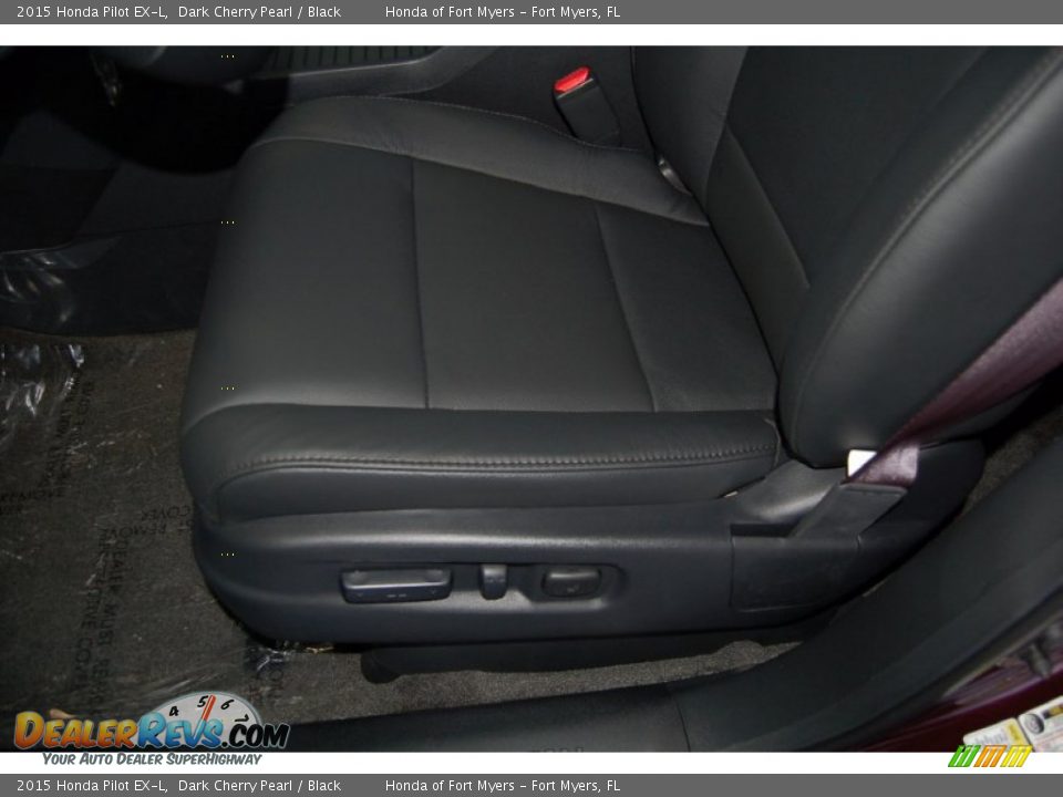 2015 Honda Pilot EX-L Dark Cherry Pearl / Black Photo #13