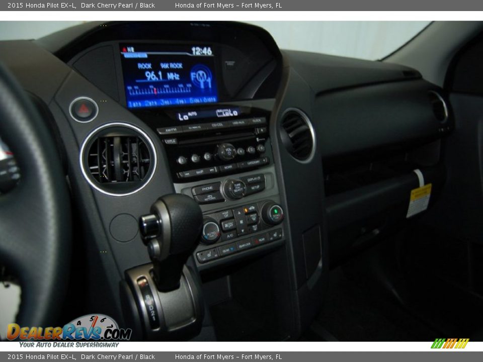 2015 Honda Pilot EX-L Dark Cherry Pearl / Black Photo #14