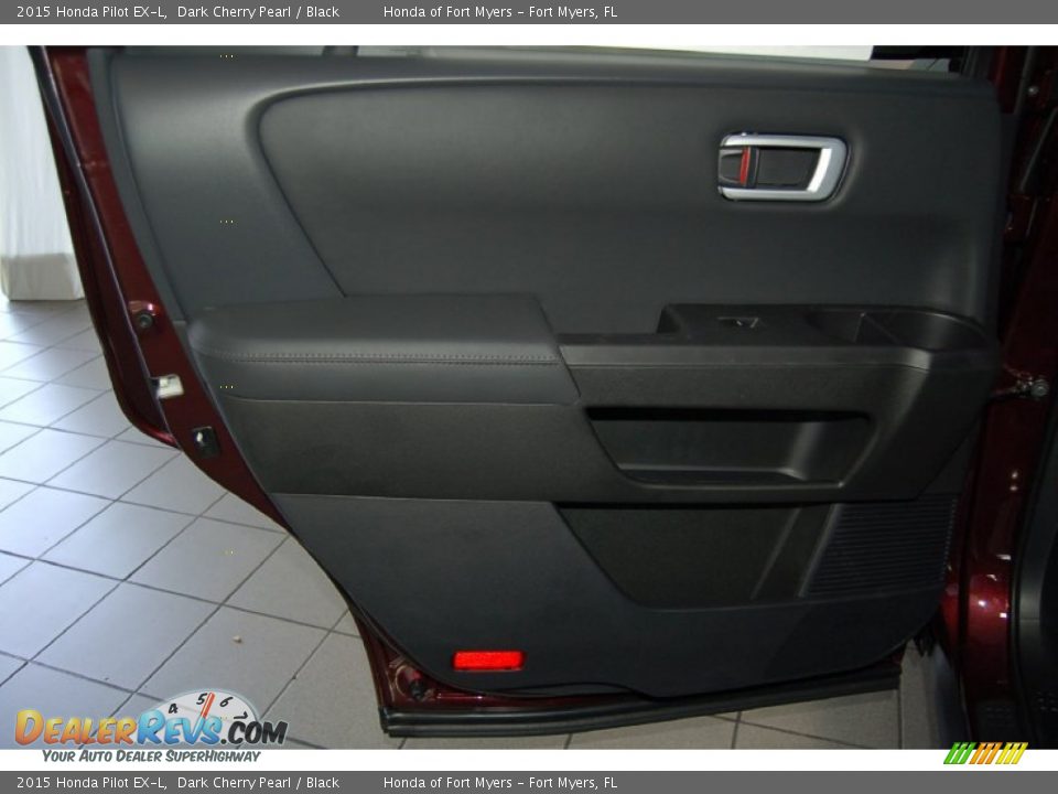 2015 Honda Pilot EX-L Dark Cherry Pearl / Black Photo #21