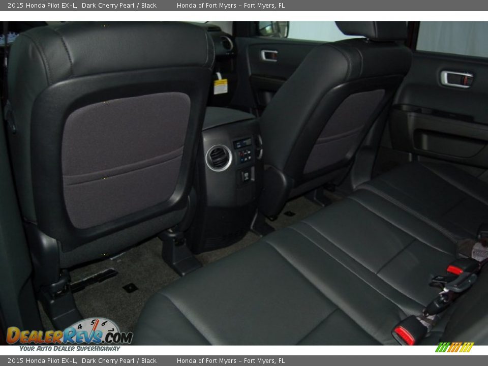 2015 Honda Pilot EX-L Dark Cherry Pearl / Black Photo #22