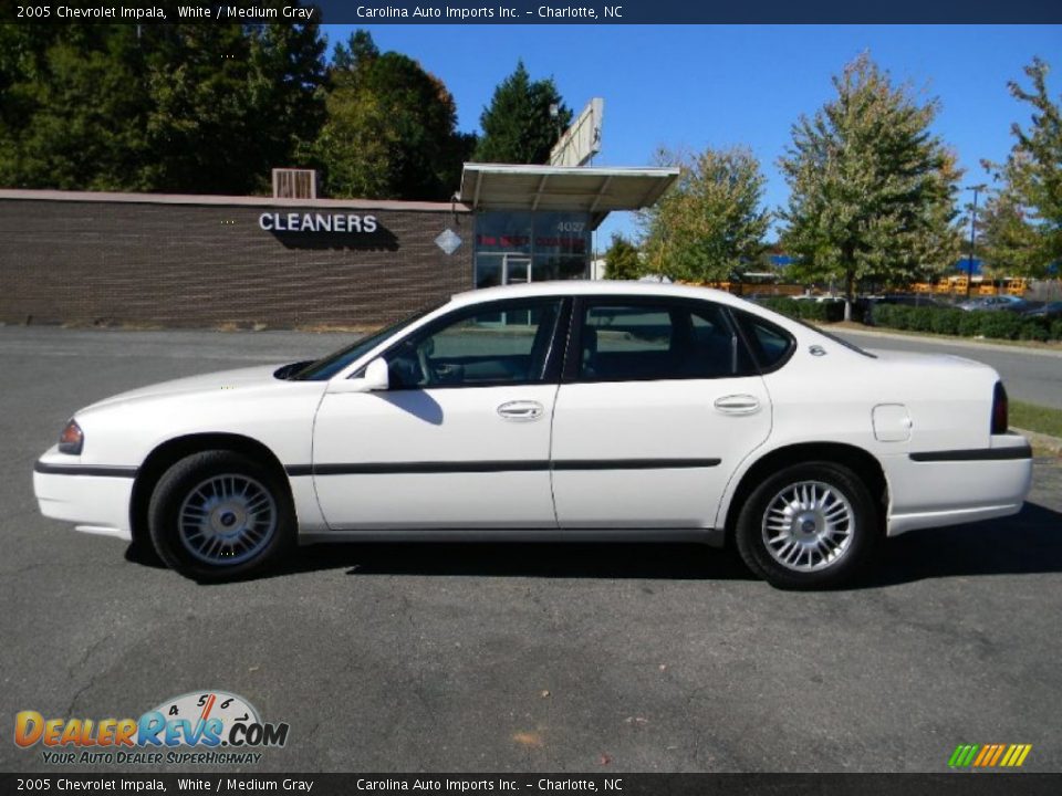 2005 Chevrolet Impala White / Medium Gray Photo #7