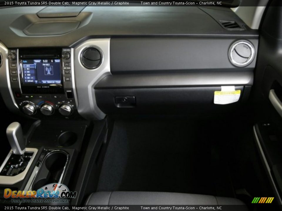 2015 Toyota Tundra SR5 Double Cab Magnetic Gray Metallic / Graphite Photo #10