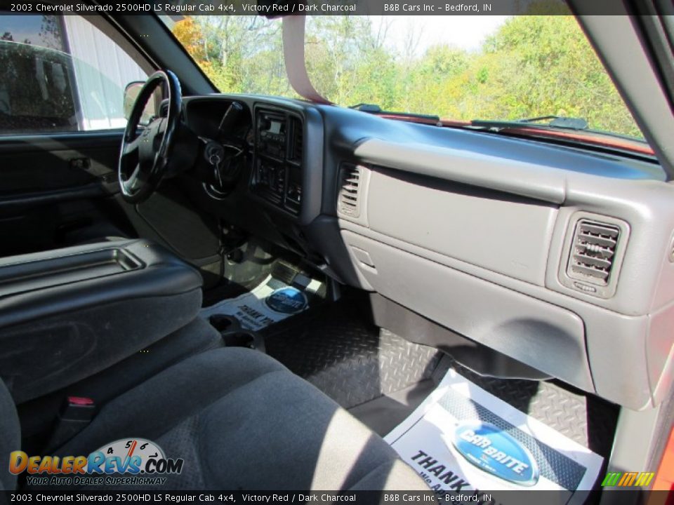 2003 Chevrolet Silverado 2500HD LS Regular Cab 4x4 Victory Red / Dark Charcoal Photo #20