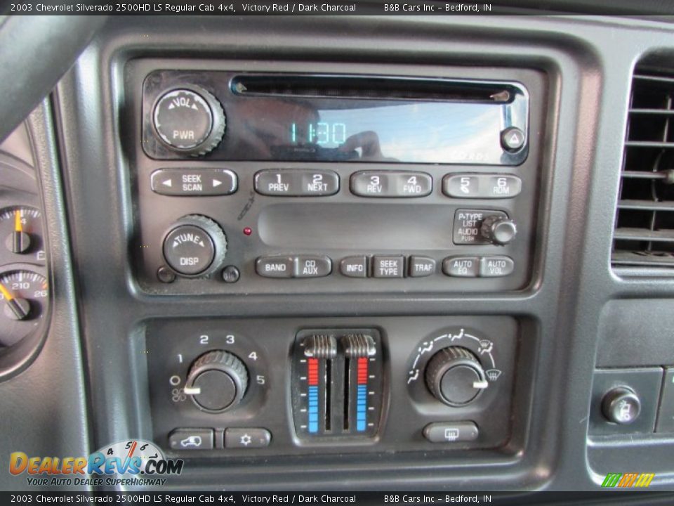 2003 Chevrolet Silverado 2500HD LS Regular Cab 4x4 Victory Red / Dark Charcoal Photo #28