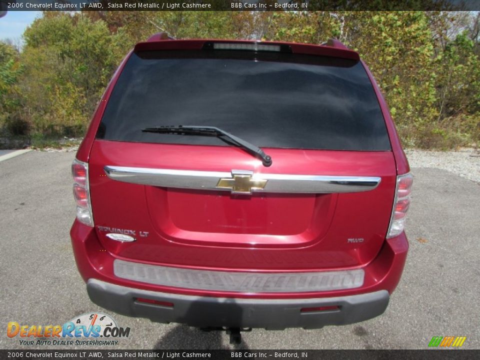 2006 Chevrolet Equinox LT AWD Salsa Red Metallic / Light Cashmere Photo #4