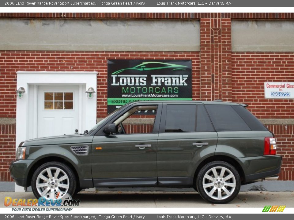 2006 Land Rover Range Rover Sport Supercharged Tonga Green Pearl / Ivory Photo #1