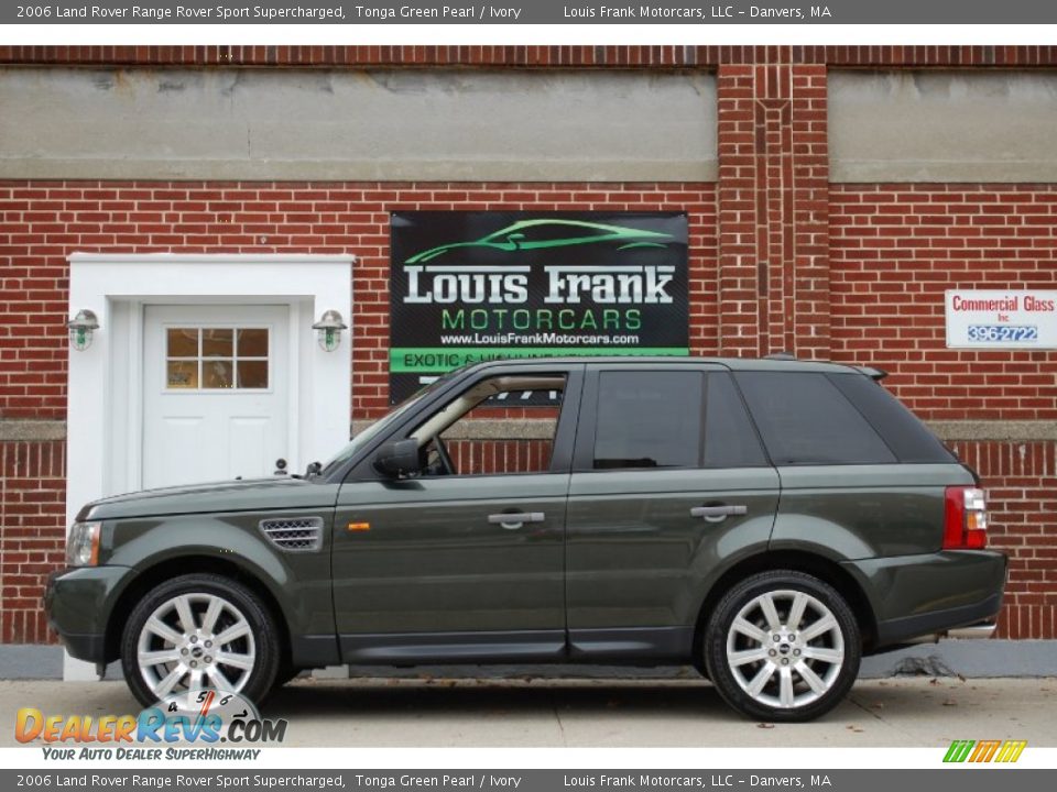 2006 Land Rover Range Rover Sport Supercharged Tonga Green Pearl / Ivory Photo #3