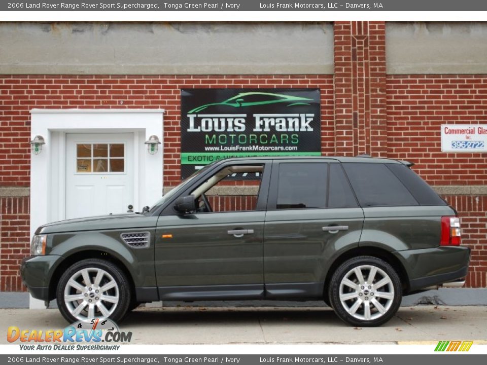 2006 Land Rover Range Rover Sport Supercharged Tonga Green Pearl / Ivory Photo #4