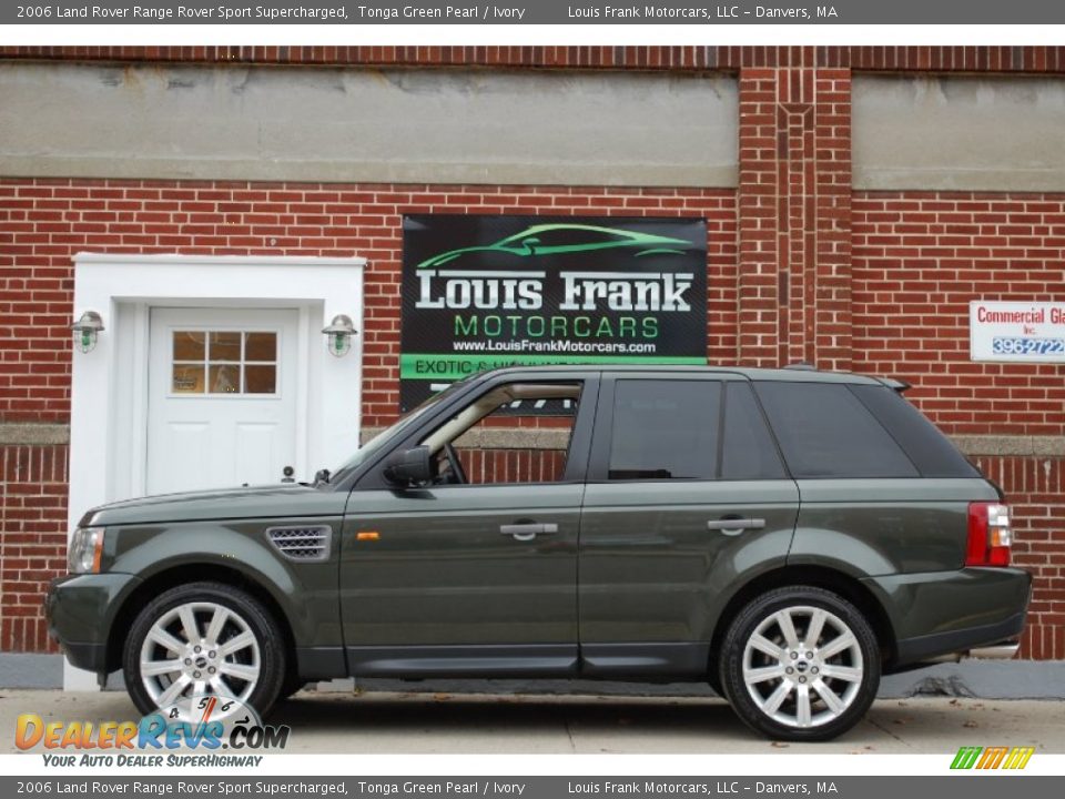 2006 Land Rover Range Rover Sport Supercharged Tonga Green Pearl / Ivory Photo #5