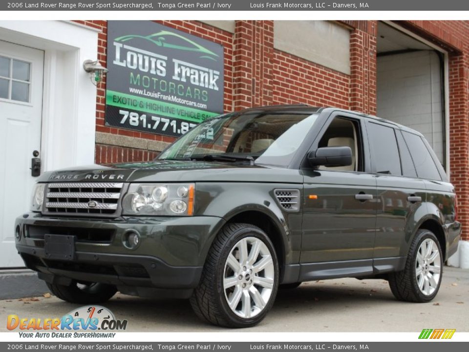 2006 Land Rover Range Rover Sport Supercharged Tonga Green Pearl / Ivory Photo #6