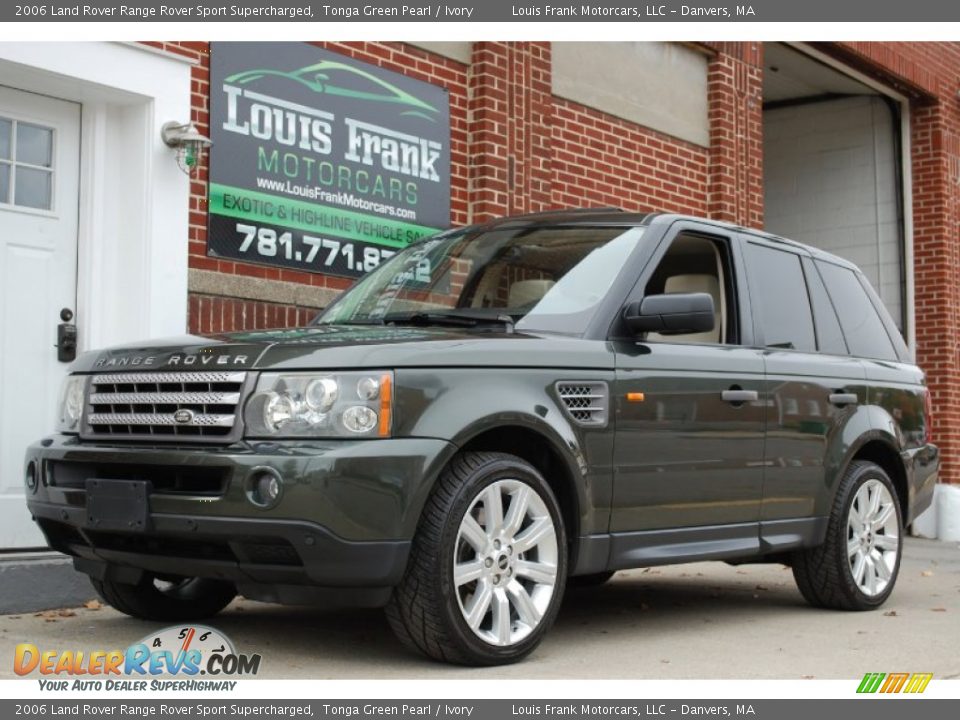 2006 Land Rover Range Rover Sport Supercharged Tonga Green Pearl / Ivory Photo #7