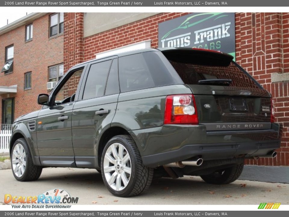 2006 Land Rover Range Rover Sport Supercharged Tonga Green Pearl / Ivory Photo #8