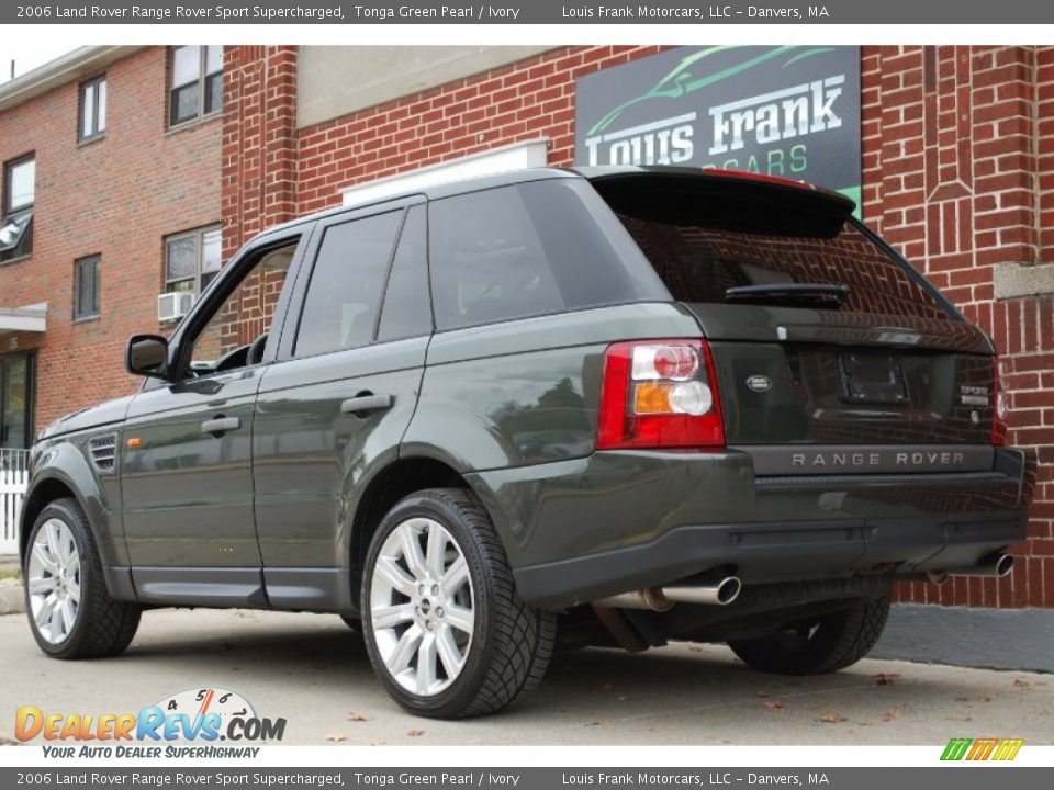 2006 Land Rover Range Rover Sport Supercharged Tonga Green Pearl / Ivory Photo #9