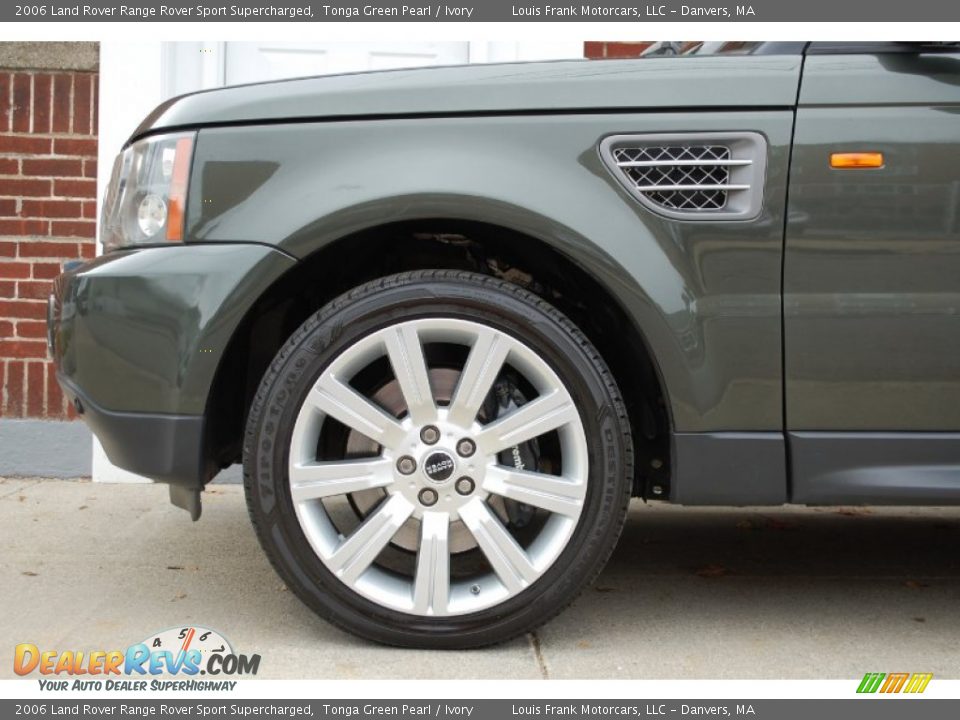 2006 Land Rover Range Rover Sport Supercharged Tonga Green Pearl / Ivory Photo #12