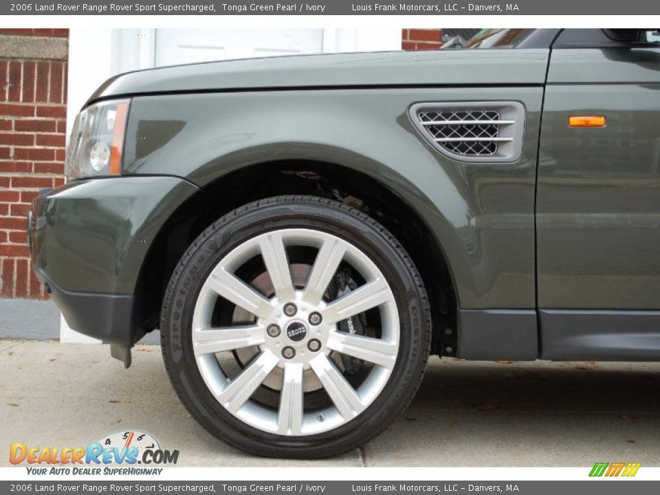 2006 Land Rover Range Rover Sport Supercharged Tonga Green Pearl / Ivory Photo #13
