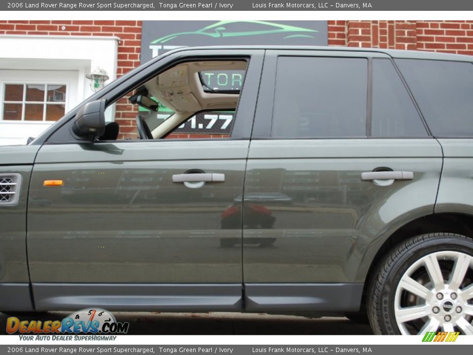 2006 Land Rover Range Rover Sport Supercharged Tonga Green Pearl / Ivory Photo #14