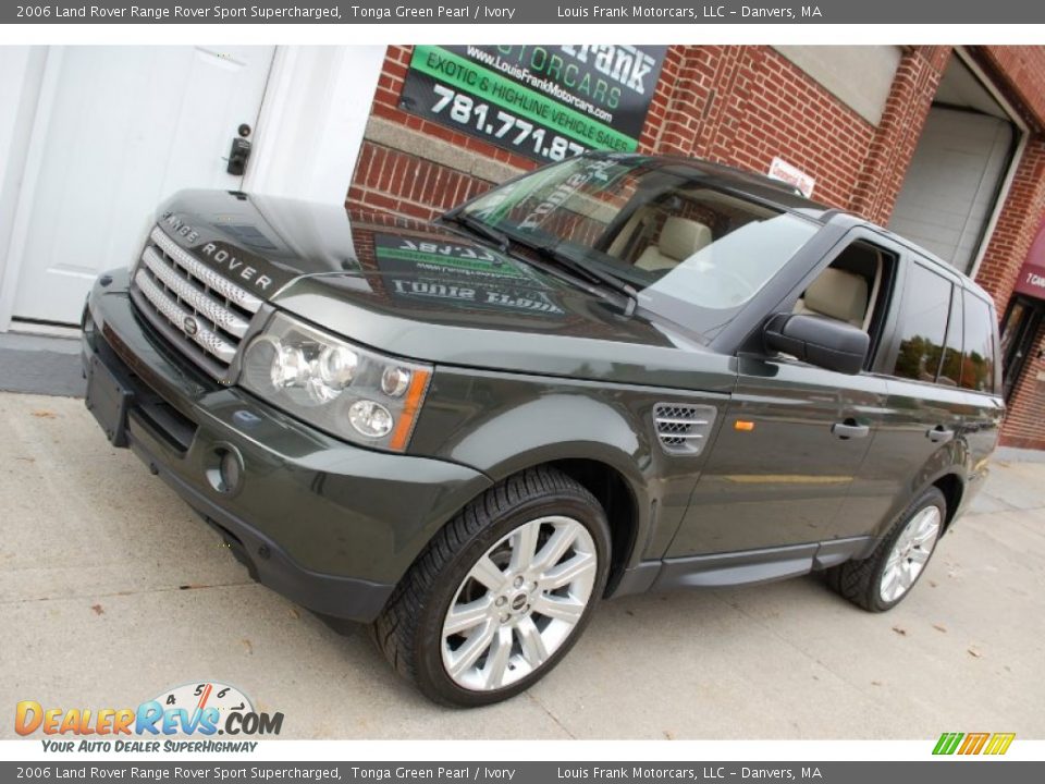 2006 Land Rover Range Rover Sport Supercharged Tonga Green Pearl / Ivory Photo #23