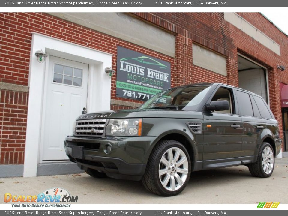 2006 Land Rover Range Rover Sport Supercharged Tonga Green Pearl / Ivory Photo #24