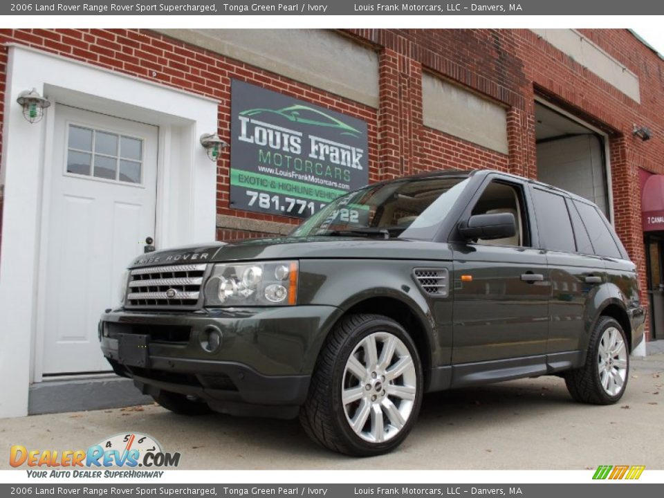 2006 Land Rover Range Rover Sport Supercharged Tonga Green Pearl / Ivory Photo #25