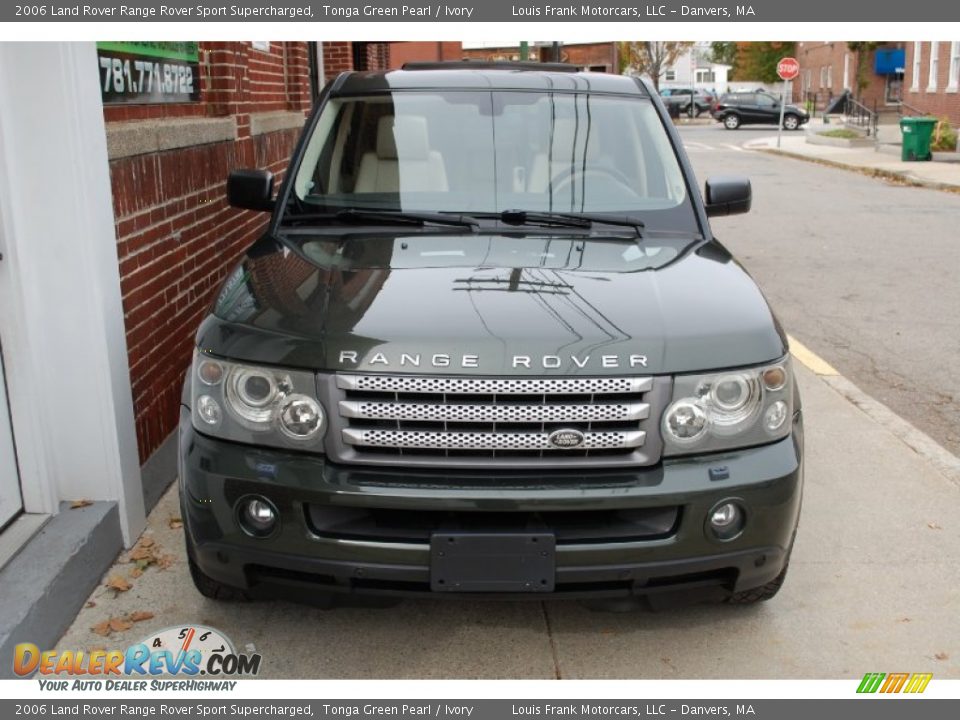 2006 Land Rover Range Rover Sport Supercharged Tonga Green Pearl / Ivory Photo #26