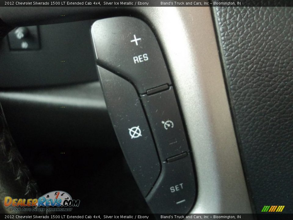 2012 Chevrolet Silverado 1500 LT Extended Cab 4x4 Silver Ice Metallic / Ebony Photo #15