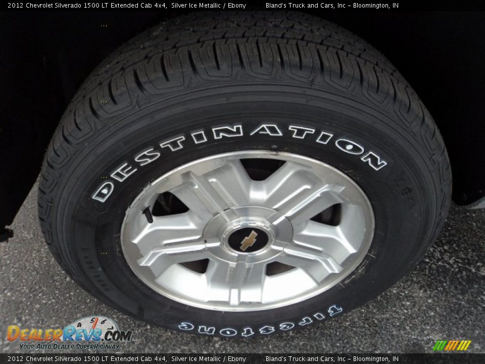 2012 Chevrolet Silverado 1500 LT Extended Cab 4x4 Silver Ice Metallic / Ebony Photo #23