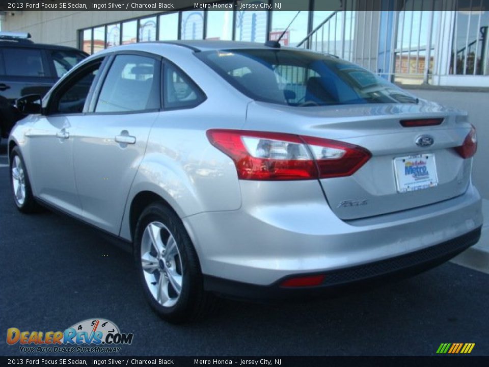 2013 Ford Focus SE Sedan Ingot Silver / Charcoal Black Photo #4