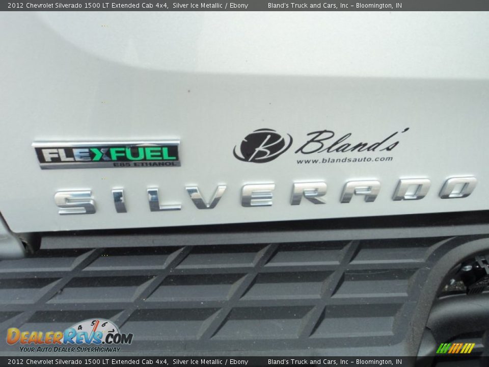 2012 Chevrolet Silverado 1500 LT Extended Cab 4x4 Silver Ice Metallic / Ebony Photo #26